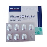 Ficha técnica e caractérísticas do produto Rilexine 300mg - 7 Comprimidos - Cartela Avulsa + Bula - Virbac
