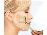 Ficha técnica e caractérísticas do produto Rolinho de Jade MAssageador Facial Anti Rugas Relaxante - Pedra de Jade