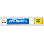 Ficha técnica e caractérísticas do produto Rolo de Papel Manteiga 29cm - 7,5 Metros