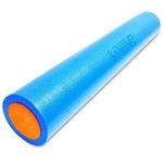 Rolo de Pilates Liveup 90x15cm Azul com Laranja