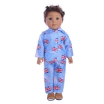 Ficha técnica e caractérísticas do produto Roupa de dormir Set para 18 Inch Boy Dolls bonito mini-roupa Acessórios para bonecas Doll 's Clothing and shoes