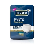 Ficha técnica e caractérísticas do produto Roupa Íntima Bigfral Pants Premium G/XG 8 unidades