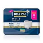 Ficha técnica e caractérísticas do produto Roupa Íntima Bigfral Pants Premium P/M 16 Unidades