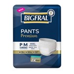Ficha técnica e caractérísticas do produto Roupa Íntima Bigfral Pants Premium Tamanho P/M - 8 Unidades