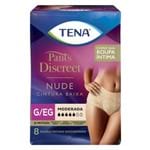 Ficha técnica e caractérísticas do produto Roupa Íntima Tena Pants Discreet Nude G/EG 8un