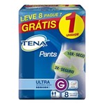 Ficha técnica e caractérísticas do produto Roupa Íntima Tena Pants Ultra G Leve 8 Pague 7 Unidades