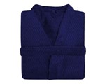 Ficha técnica e caractérísticas do produto Roupão Plush Tweed - Toque Macio Azul Hedrons