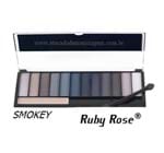 Ficha técnica e caractérísticas do produto Ruby Rose Paleta de Sombras Smokey 12 Cores