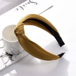 Ficha técnica e caractérísticas do produto S¨®lido Simples Cor Moda feminina Headband Faixa de Cabelo Headband Tecido
