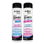 Ficha técnica e caractérísticas do produto S.O.S Bomba Salon Line Kit Shampoo + Condicionador