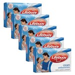 Sabonete Antibacteriano Lifebuoy Cream 90G Leve 5 Pague 4