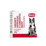 Ficha técnica e caractérísticas do produto Sabonete Antipulgas Ibasa para Cães e Gatos - 80 G