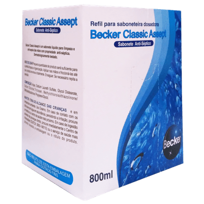 Ficha técnica e caractérísticas do produto Sabonete Antisseptico Classic Assept Refil 800ml Becker