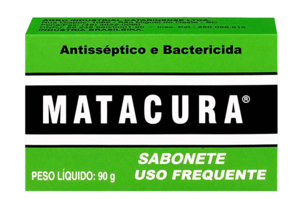 Ficha técnica e caractérísticas do produto Sabonete Antisséptico e Bactericida Matacura 90g