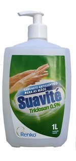 Sabonete Antisséptico para as Mãos Suavité Triclosan 0,5% 1L - Renko