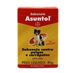 Ficha técnica e caractérísticas do produto Sabonete Asuntol Cães 80g - Bayer (contra Pulgas e Carrapatos)
