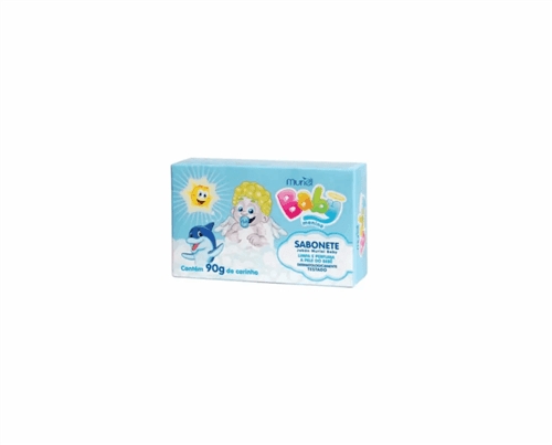 Ficha técnica e caractérísticas do produto Sabonete Baby Azul Barra 90G Muriel | Produto Novo (Higiene Pessoal, Novo)