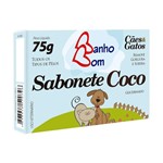 Ficha técnica e caractérísticas do produto Sabonete Banho Bom Coco para Cães e Gatos 75g