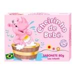 Ficha técnica e caractérísticas do produto Sabonete Cheirinho de Bebê Rosa 80g