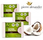 Sabonete Coconut. Pierre Alexander. Kit com 3 Uni.
