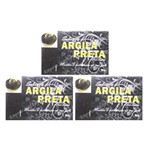 Ficha técnica e caractérísticas do produto Sabonete de Argila Preta 3 Unidades
