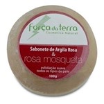 Ficha técnica e caractérísticas do produto Sabonete de Argila Rosa e Rosa Mosqueta, 100G - Força da Terra