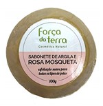 Ficha técnica e caractérísticas do produto Sabonete de Argila Rosa e Rosa Mosqueta Força da Terra 100g