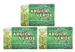 Ficha técnica e caractérísticas do produto Sabonete de Argila Verde 3 Unidades - Bionature