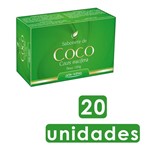 Sabonete de Coco com Óleo Vegetal Palmiste Pata Manter Pele Saudável Nutrida Hidratada Kit 20x100g - Arte Nativa