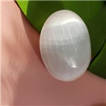 Sabonete de Selenita Cristal Pedra Natural Limpeza e Paz - Mahlaga