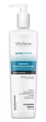 Ficha técnica e caractérísticas do produto Sabonete Dermoequilibrante Controle Oleosidade Vita Derm 400 Ml