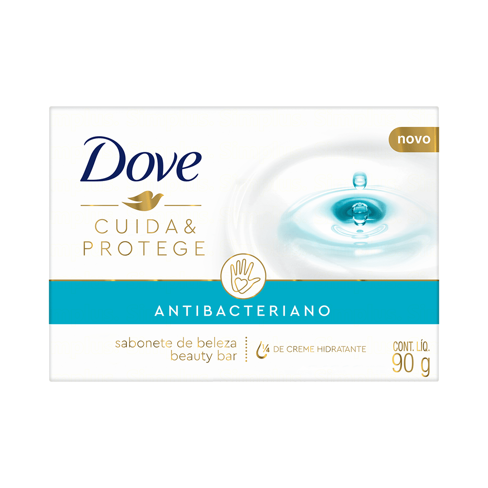 Ficha técnica e caractérísticas do produto Sabonete Dove Antibacteriano Cuida & Protege 90g