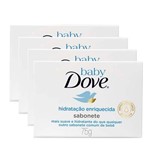 Ficha técnica e caractérísticas do produto Sabonete Dove Baby Hidratação Enriquecida 4 Unidades