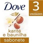Ficha técnica e caractérísticas do produto Sabonete Dove Karité e Baunilha 3X90 G