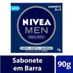 Ficha técnica e caractérísticas do produto Sabonete 3 em 1 Nivea Men Original 90g - Nivea For Men