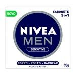 Ficha técnica e caractérísticas do produto Sabonete 3 em 1 Nivea Men Sensitive 90g