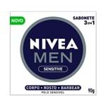 Ficha técnica e caractérísticas do produto Sabonete 3 em 1 Nivea Men Sensitive com 90g