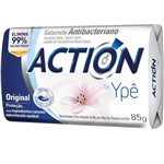 Sabonete em Barra Antibacteriano 85g Action Ypê Original. Elimina 99% das Bactérias. - Ype