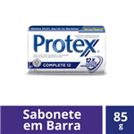 Ficha técnica e caractérísticas do produto Sabonete em Barra Antibacteriano Protex Complete 12 85g SAB PROTEX A-BACT 85G COMPLETE 12