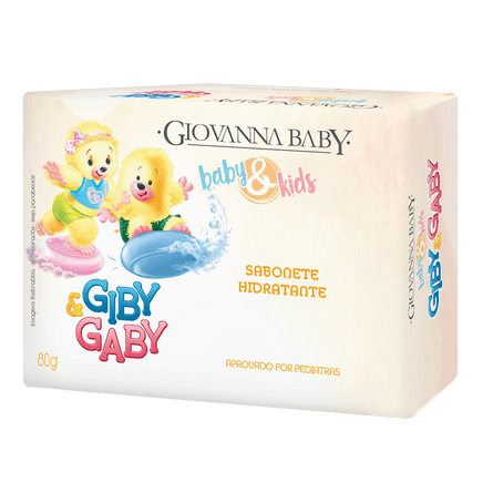 Ficha técnica e caractérísticas do produto Sabonete em Barra Baby & Kids Giby & Gaby Giovanna Baby 80g