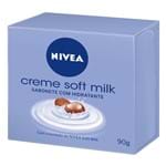 Ficha técnica e caractérísticas do produto Sabonete em Barra Corporal Nivea Soft Milk Manteiga de Karité 90G