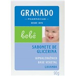Ficha técnica e caractérísticas do produto Sabonete em Barra de Glicerina Lavanda P/ Bebês 90g - Granado