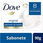 Ficha técnica e caractérísticas do produto Sabonete em Barra Dove Branco 90g 8 Unidades