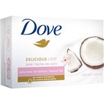 Ficha técnica e caractérísticas do produto Sabonete em Barra Dove Delicious Care Leite de Coco e Pétalas de Jasmim 90g
