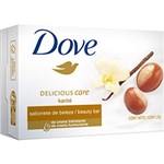Ficha técnica e caractérísticas do produto Sabonete em Barra Dove Delicious Care Manteiga de Karitê e Baunilha 90g