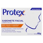 Ficha técnica e caractérísticas do produto Sabonete em Barra Facial Anti Cravos e Espinhas Protex - 85g