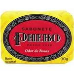 Ficha técnica e caractérísticas do produto Sabonete em Barra Glicerinado Phebo Odor de Rosas 90g