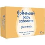 Sabonete em Barra Infantil Johnson Glicerina Mel e Vitaminas 80g