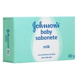 Sabonete em Barra Infantil Johnsons Baby Milk 80g - Johnson Johnson