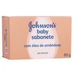 Ficha técnica e caractérísticas do produto Sabonete em Barra Infantil Johnsons Baby Óleo de Amêndoas 80G